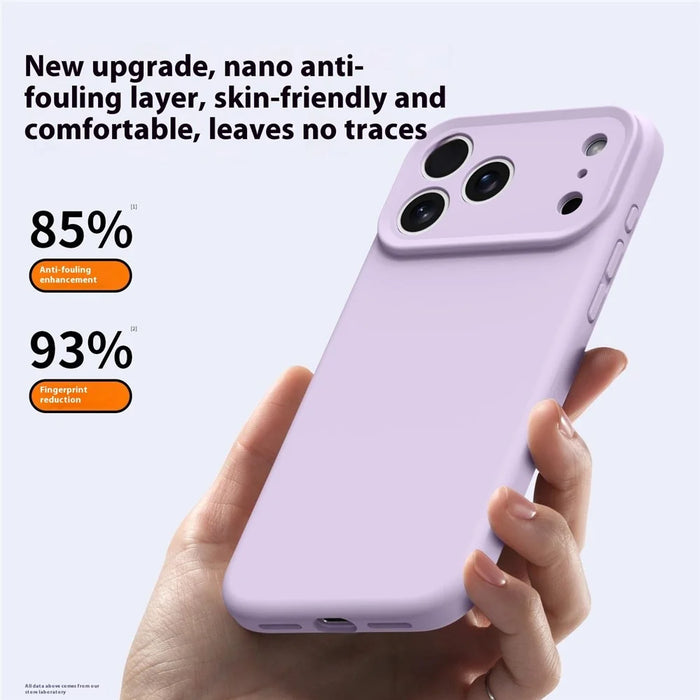 For iPhone 17 Pro Max Case Compatible with MagSafe Precise Cutouts Liquid Silicone Protective Back Cover - Light Purple - 2