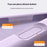 For iPhone 17 Pro Case Compatible with MagSafe Precise Cutouts Liquid Silicone Protective Back Cover - Light Purple - 3