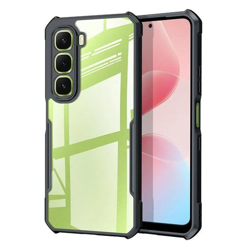 XUNDD For Infinix Hot 60i 4G Case Dropproof TPU + Acrylic Clear Back Phone Cover - 1
