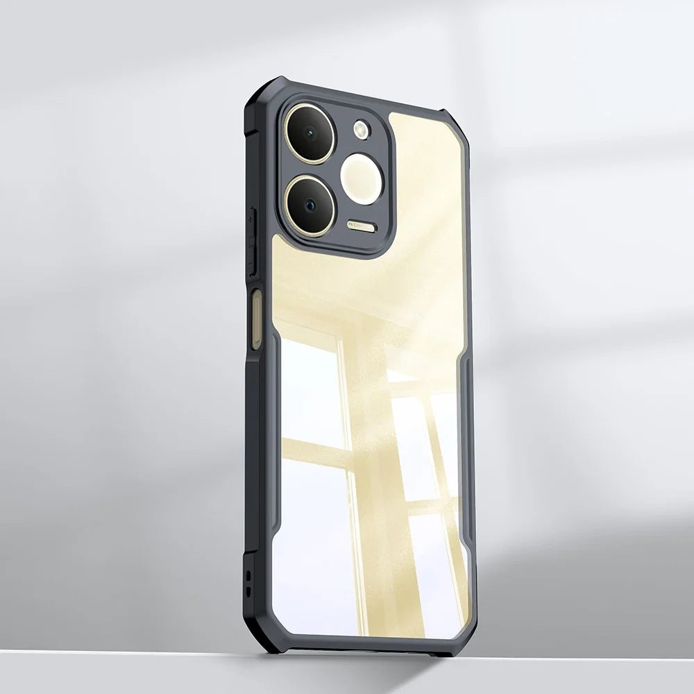 XUNDD For Realme Note 70 4G Case Dropproof TPU + Acrylic Clear Back Phone Cover - 3