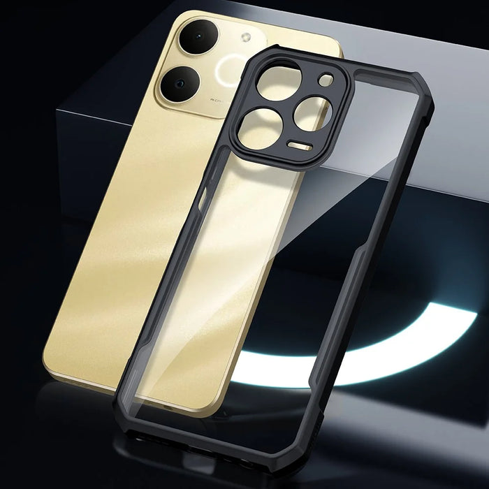 XUNDD For Realme Note 70 4G Case Dropproof TPU + Acrylic Clear Back Phone Cover - 4