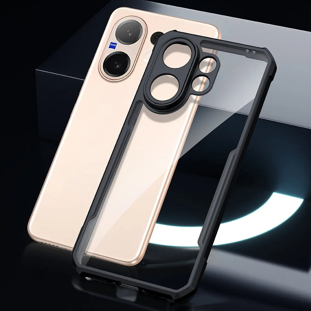 XUNDD For vivo V60 5G Case Dropproof TPU + Acrylic Clear Back Phone Cover - 4