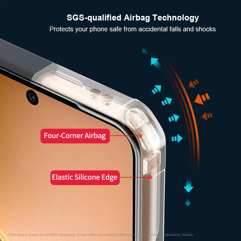 XUNDD For vivo V60 5G Case Dropproof TPU + Acrylic Clear Back Phone Cover - 6