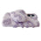 For iPhone 17 Case 3D Heart Plush TPU Winter Warm Soft TPU Phone Cover - Purple - 2