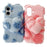 For iPhone 17 Case 3D Heart Plush TPU Winter Warm Soft TPU Phone Cover - Purple - 7