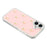 For iPhone 17 Case Rhinestone Edge Small Tulips Decor TPU + PC IMD Phone Cover - Glitter Light Pink - 5