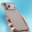 For iPhone 17 Pro Max Metal Clear Case Safety Lock Matte Anti-Fingerprint Back Cover - Gold - 5