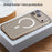 For iPhone 17 Pro Metal Clear Case Compatible with MagSafe Safety Lock Back Cover - Gold - 2