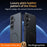 For Samsung Galaxy S25 Magnetic Case Leather Coated TPU + PC Phone Cover - Black - 5