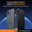For iPhone 17e / 16e Case Compatible with MagSafe Leather Coated TPU + PC Phone Cover - Black - 7