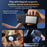 For iPhone 16 Pro Max Case Compatible with MagSafe Leather Coated TPU + PC Phone Cover - Black - 4