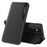 For Samsung Galaxy S25 FE Phone Case Folio Flip PU Leather Stand Cover - Black - 1