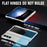 For Samsung Galaxy Z Fold7 5G Case Kickstand Hard PC Phone Cover with Stylus / Screen Protector - White - 4