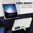 For Samsung Galaxy Z Fold7 5G Case Kickstand Hard PC Phone Cover with Stylus / Screen Protector - White - 5