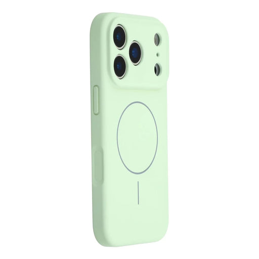 YCADEN For iPhone 17 Pro Max Case Compatible with MagSafe Precise Cutouts TPU Phone Back Cover - Grass Green - 1