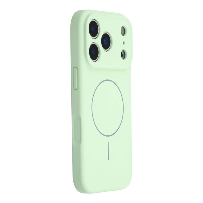 YCADEN For iPhone 17 Pro Max Case Compatible with MagSafe Precise Cutouts TPU Phone Back Cover - Grass Green - 1