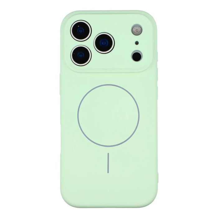 YCADEN For iPhone 17 Pro Max Case Compatible with MagSafe Precise Cutouts TPU Phone Back Cover - Grass Green - 3