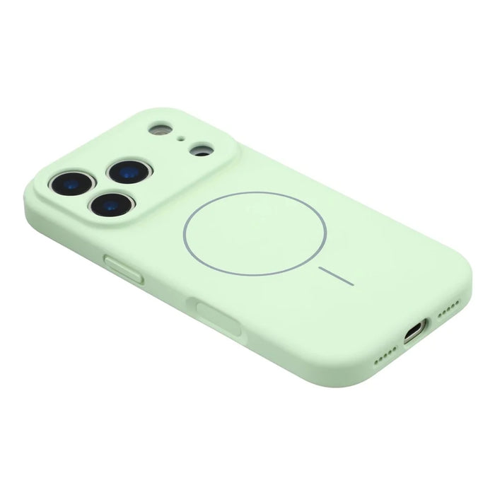 YCADEN For iPhone 17 Pro Max Case Compatible with MagSafe Precise Cutouts TPU Phone Back Cover - Grass Green - 4
