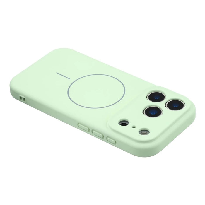 YCADEN For iPhone 17 Pro Max Case Compatible with MagSafe Precise Cutouts TPU Phone Back Cover - Grass Green - 5