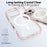 For iPhone 16 Pro Case Compati with MagSafe PC + TPU Clear Phone Cover with Tempered Glass Screen Protector - Pink - 2