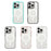 For iPhone 16 Pro Case Compati with MagSafe PC + TPU Clear Phone Cover with Tempered Glass Screen Protector - Pink - 7