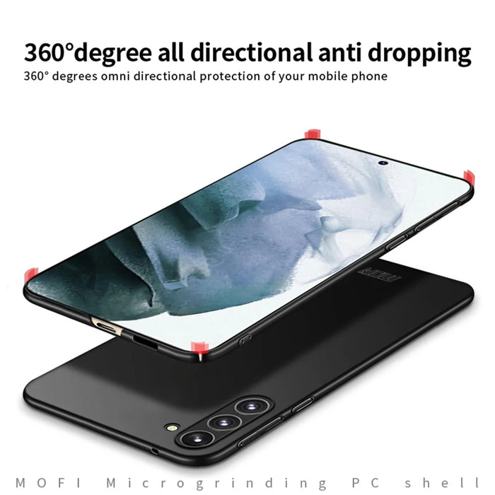 MOFI For Samsung Galaxy S25 FE Phone Case  Shield Matte Series Ultra Slim PC Protective Cover - Black - 4