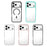 For iPhone 17 Pro Max Case Compatible with MagSafe PC + TPU Clear Phone Cover with Tempered Glass Screen Protector - Pink - 7