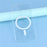 For Samsung Galaxy S25 Crystal Clear Magnetic Case Hard PC Phone Cover - Transparent White - 6