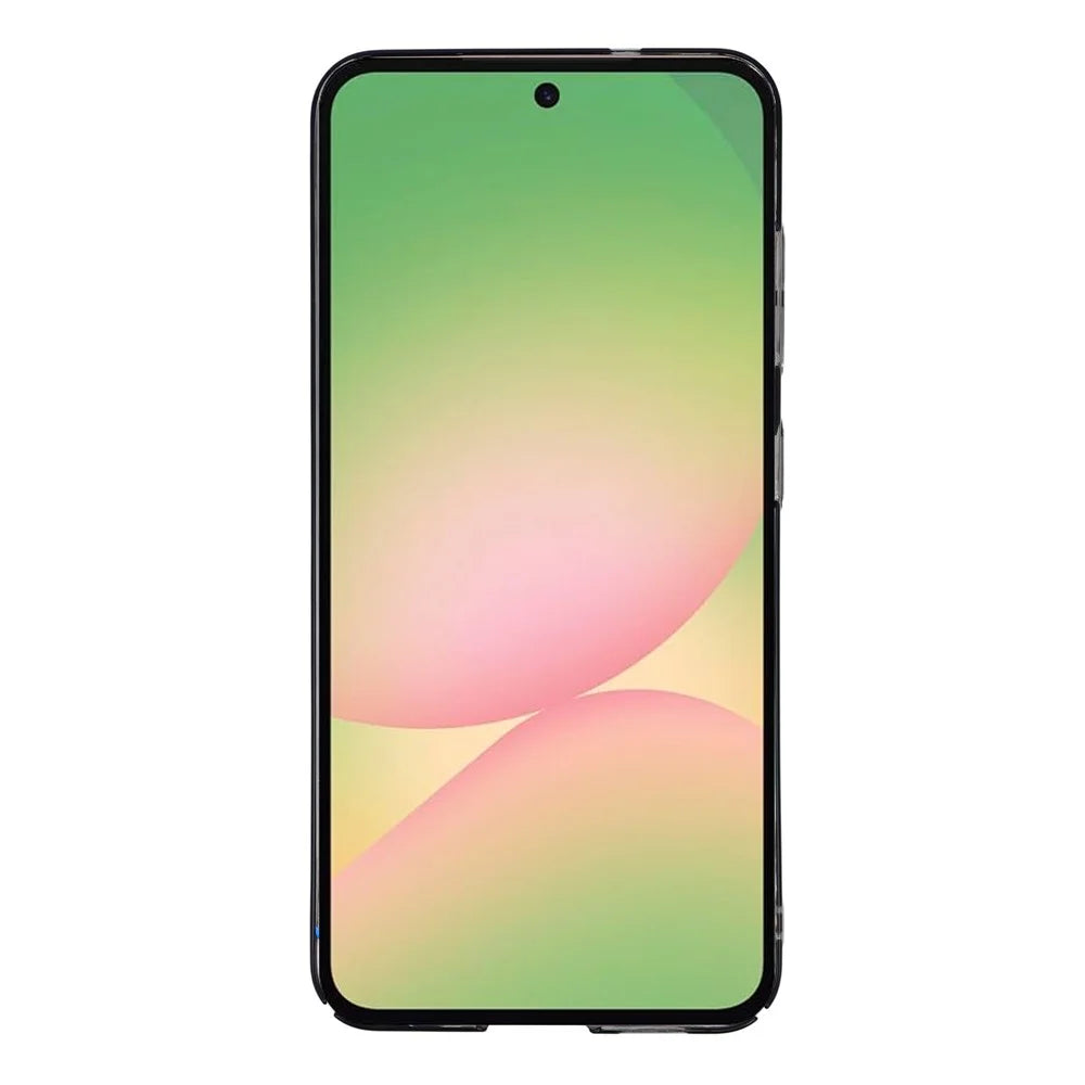 For Samsung Galaxy A56 5G Crystal Clear Magnetic Case Hard PC Phone Cover - Transparent Black - 2