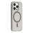 For iPhone 14 Pro Crystal Clear Case Compatible with MagSafe Hard PC Phone Cover - Grey - 1