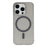 For iPhone 14 Pro Crystal Clear Case Compatible with MagSafe Hard PC Phone Cover - Grey - 3