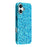For iPhone 17 Case TPU + PC Sparkling Glitter Phone Back Cover - Blue - 1