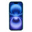 For iPhone 17 Case TPU + PC Sparkling Glitter Phone Back Cover - Blue - 2