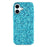 For iPhone 17 Case TPU + PC Sparkling Glitter Phone Back Cover - Blue - 3