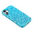 For iPhone 17 Case TPU + PC Sparkling Glitter Phone Back Cover - Blue - 4