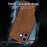 AZNS For iPhone 17 Case Protective PU Leather Covered TPU Phone Shell - Brown - 4