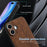 AZNS For iPhone 17 Case Protective PU Leather Covered TPU Phone Shell - Brown - 5