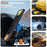 For Samsung Galaxy S24 Ultra Magnetic Case TPU + PC Kickstand Phone Cover - Black - 2
