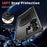 For Samsung Galaxy S24 Ultra Magnetic Case TPU + PC Kickstand Phone Cover - Black - 3