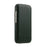 MELKCO For iPhone 17 Pro Max Case Compatible with MagSafe Vertical Flip Genuine Cow Leather + PC Phone Cover - Green - 4