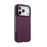 MELKCO For iPhone 17 Pro Case Compatible with MagSafe Vertical Flip Genuine Cow Leather + PC Phone Cover - Purple - 4