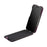 MELKCO For iPhone 17 Case Compatible with MagSafe Vertical Flip Genuine Cow Leather + PC Phone Cover - Purple - 2