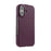 MELKCO For iPhone 17 Case Compatible with MagSafe Vertical Flip Genuine Cow Leather + PC Phone Cover - Purple - 5