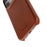 MELKCO For iPhone 17 Pro Max Case Compatible with MagSafe Waxy Genuine Cow Leather PC Phone Back Cover - Brown - 6