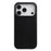 MELKCO For iPhone 17 Pro Case Compatible with MagSafe Waxy Genuine Cow Leather PC Phone Back Cover - Black - 1