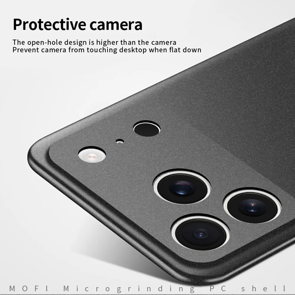MOFI For iPhone 17 Pro PC Case  Shield Matte Series Slim Fit Phone Cover - Black - 2
