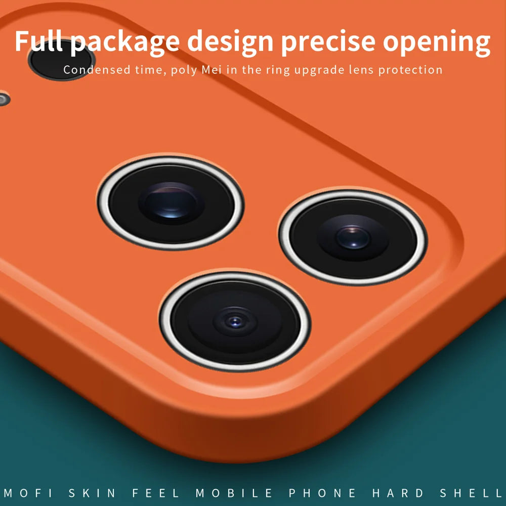 MOFI For iPhone 17 Pro Max Phone Case  JK Qin Series Skin-Touch Matte Anti-fingerprint Back Cover - Black - 3