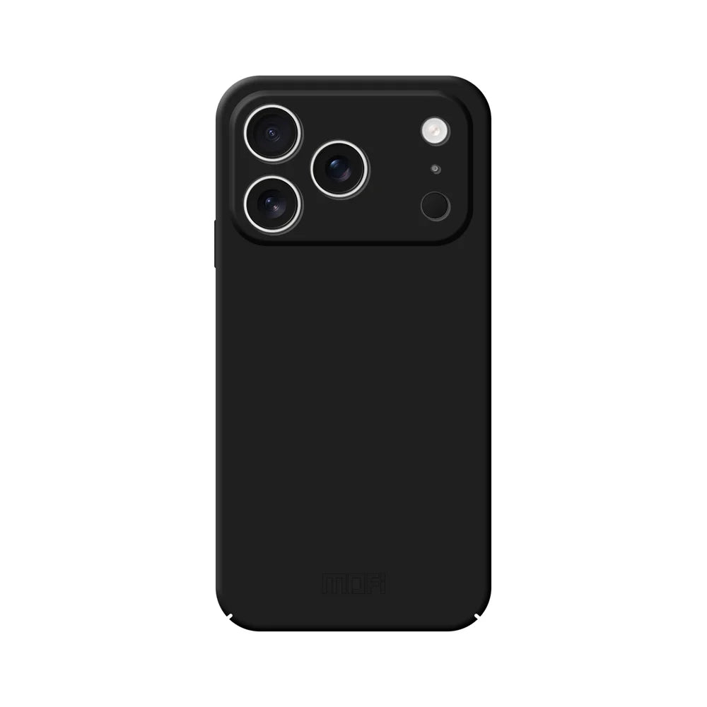 MOFI For iPhone 17 Pro Phone Case  JK Qin Series Skin-Touch Matte Anti-fingerprint Back Cover - Black - 1