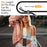 For Samsung Galaxy S25 FE Case Liquid Silicone Card Holder Back Phone Cover with Lanyard - Black - 6
