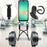 For Samsung Galaxy S25 FE Liquid Silicone Case  Phone Back Cover with Card Holder and Short Strap - Black - 4